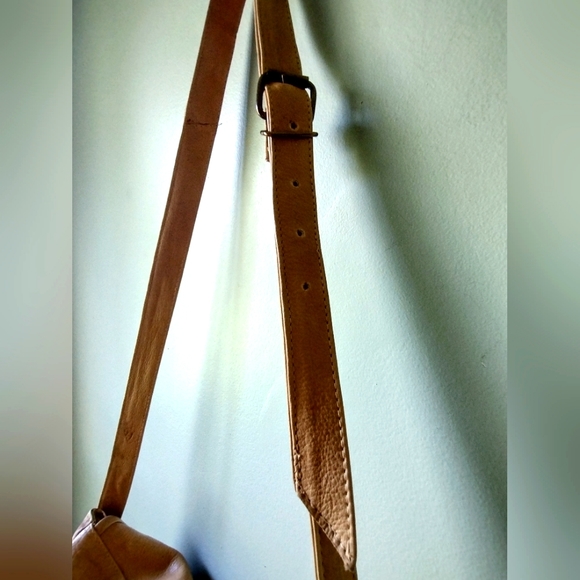 BRAND NEW Vtg Barganza Patchwork Leather/Horse Hair Satchel - Picture 5 of 7